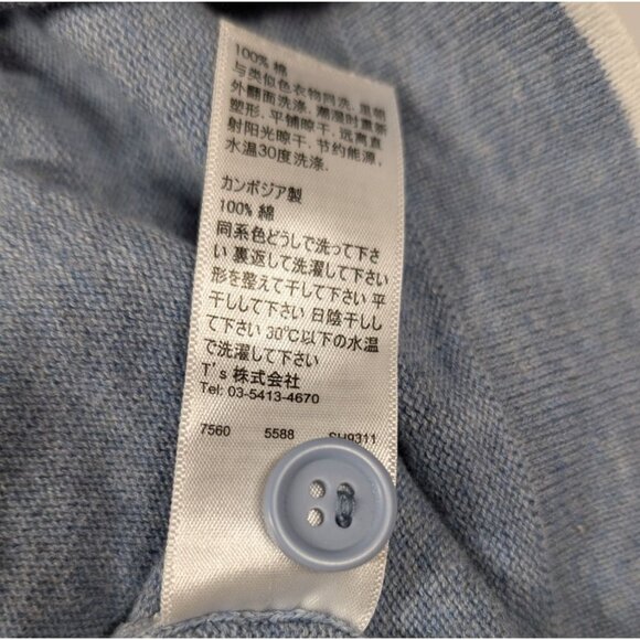 Topman Knit Button Up Shirt Short Sleeve Retro Sweater White Piping Mens Small - Picture 5 of 6